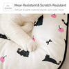 Cotton-Linen Pet Bed Mat for Small Dogs and Rabbits