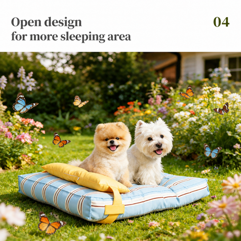 Washable Pet Bed Mat for Cats and Small to Medium Dogs