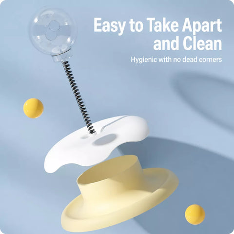 Interactive Cat Treat Spinner Toy