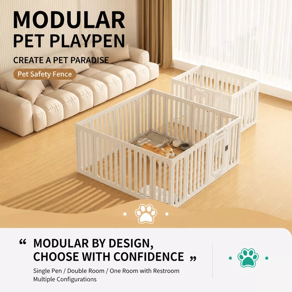 Indoor Resin Pet Playpen