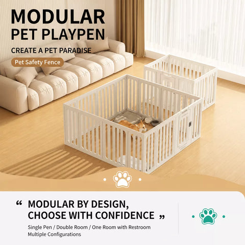 Indoor Resin Pet Playpen