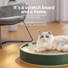 Extra-Large Round Kraft Paper Cat Scratcher with Play Balls - p-00036