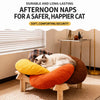 Flower-Shaped Cat & Small Dog Bed with Removable Cover and Stand