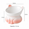 Elevated Ceramic Cat Bowl