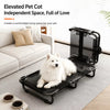Foldable Elevated Dog Bed with Breathable Mesh