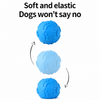 Paw Print Squeaky Ball Dog Toy