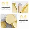 Ceramic Pet Bowl Set with Stand
