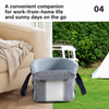 Canvas Pet Car Seat for Small Dogs & Cats - p-00262