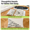 Plush Pet Tent Bed with Removable, Washable Cushion