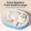Oval Corrugated Cardboard Cat Scratcher Bed