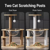 Wooden Space Capsule Cat Tree with Scratching Post