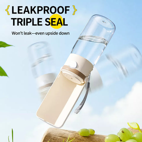 Portable Dog Water Bottle with Built-In Drinking Cup