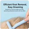 Long- and Short-Tooth Pet Rake Comb for Cats and Dogs