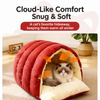 Semi-Enclosed EPE Foam Pet Bed for Cats & Dogs