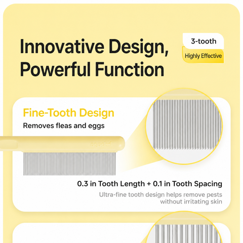 Stainless Steel Pet Grooming Combs for Cats and Dogs