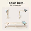 Portable Elevated Dog Bed with Waterproof Nylon Fabric