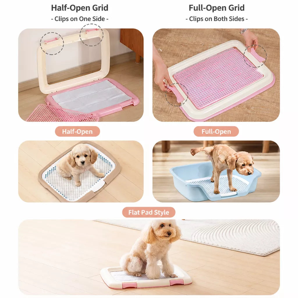 Elevated Mesh Dog Potty Tray