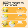 Interactive Electric Cat Toy with Feather and Fur Ball Accessories