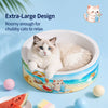 White Corrugated Cardboard Cat Scratcher Bed
