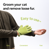Reversible Cat Grooming Glove for Loose Fur & Coat Care