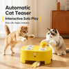 Electric Whack-a-Mole Cat Toy with Feather Teaser