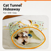 Foldable Crinkle Cat Tunnel Toy