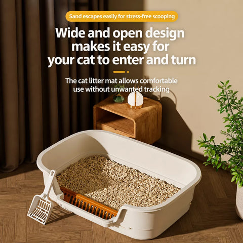 Extra-Large High-Sided Cat Litter Box p-05691
