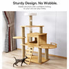 Cat Tree with Scratching Posts and a Hideaway