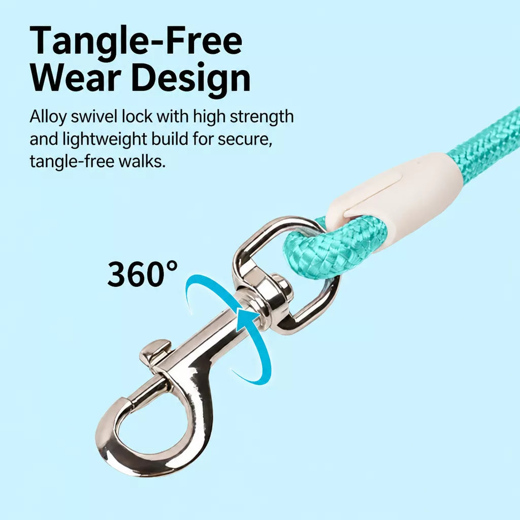 Y-Shaped Nylon Dog Harness and Leash for Small to Medium Dogs