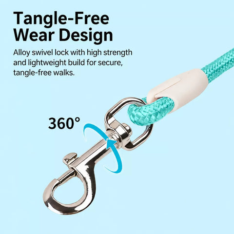 Y-Shaped Nylon Dog Harness and Leash for Small to Medium Dogs