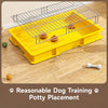 Dog Potty Training Tray with Grate