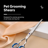 Stainless Steel Dog Grooming Shears Set | The Pet Edit