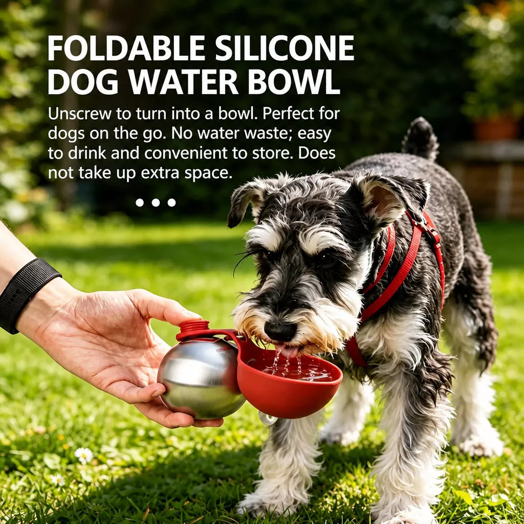 Portable Stainless Steel Pet Water Bottle