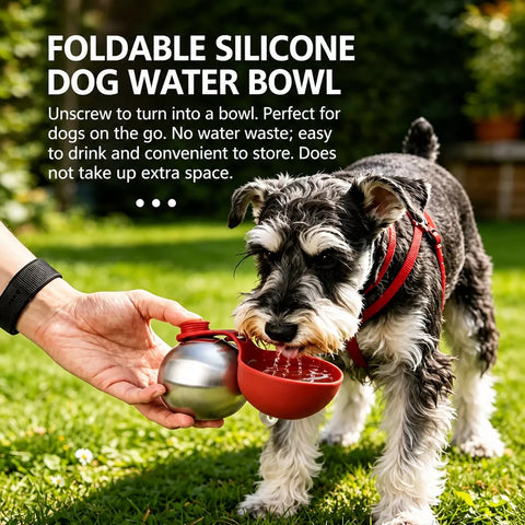 Portable Stainless Steel Pet Water Bottle