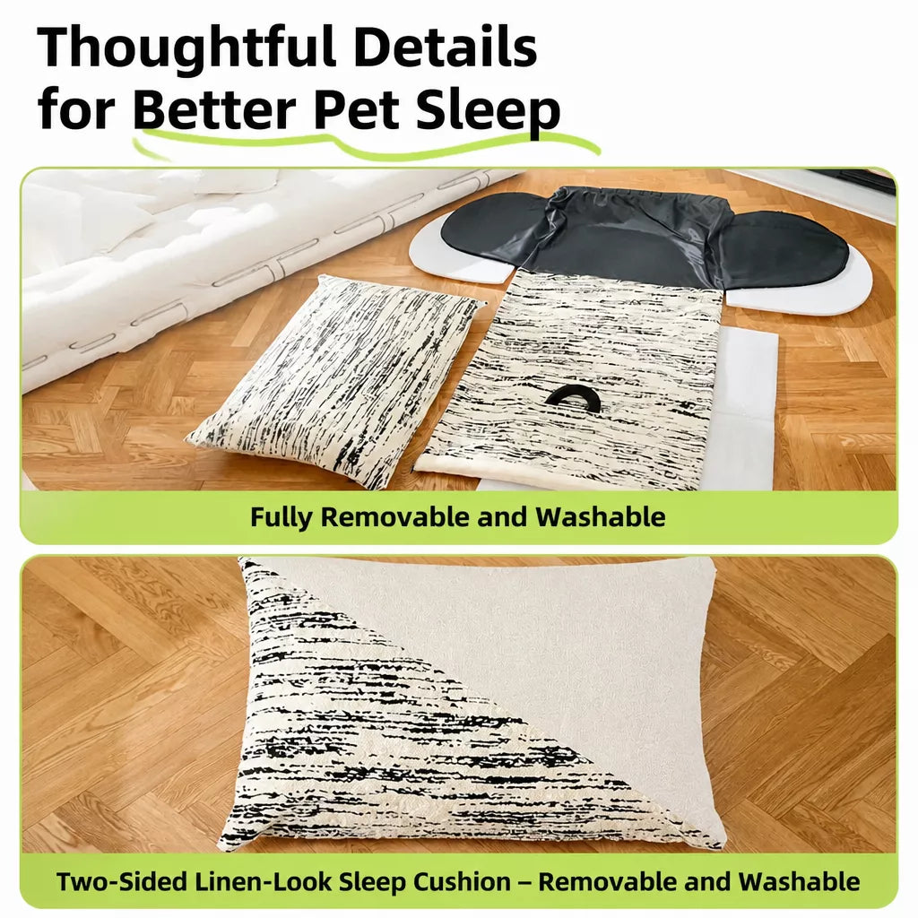 Pet Tent Bed with Removable Washable Cushion
