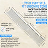 Cat & Dog Grooming Comb for Detangling and Loose Fur