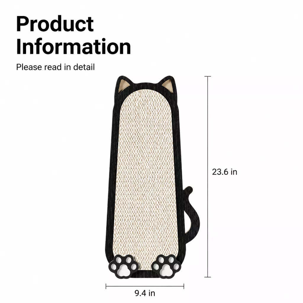 Wall-Mounted Sisal Cat Scratcher