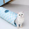 Plaid Pet Tunnel Bed