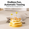 Interactive Bee Cat Toy with Spinning Track