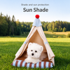 Semi-Enclosed Tent Bed for Cats and Dogs