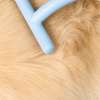 Long- and Short-Tooth Pet Rake Comb for Cats and Dogs