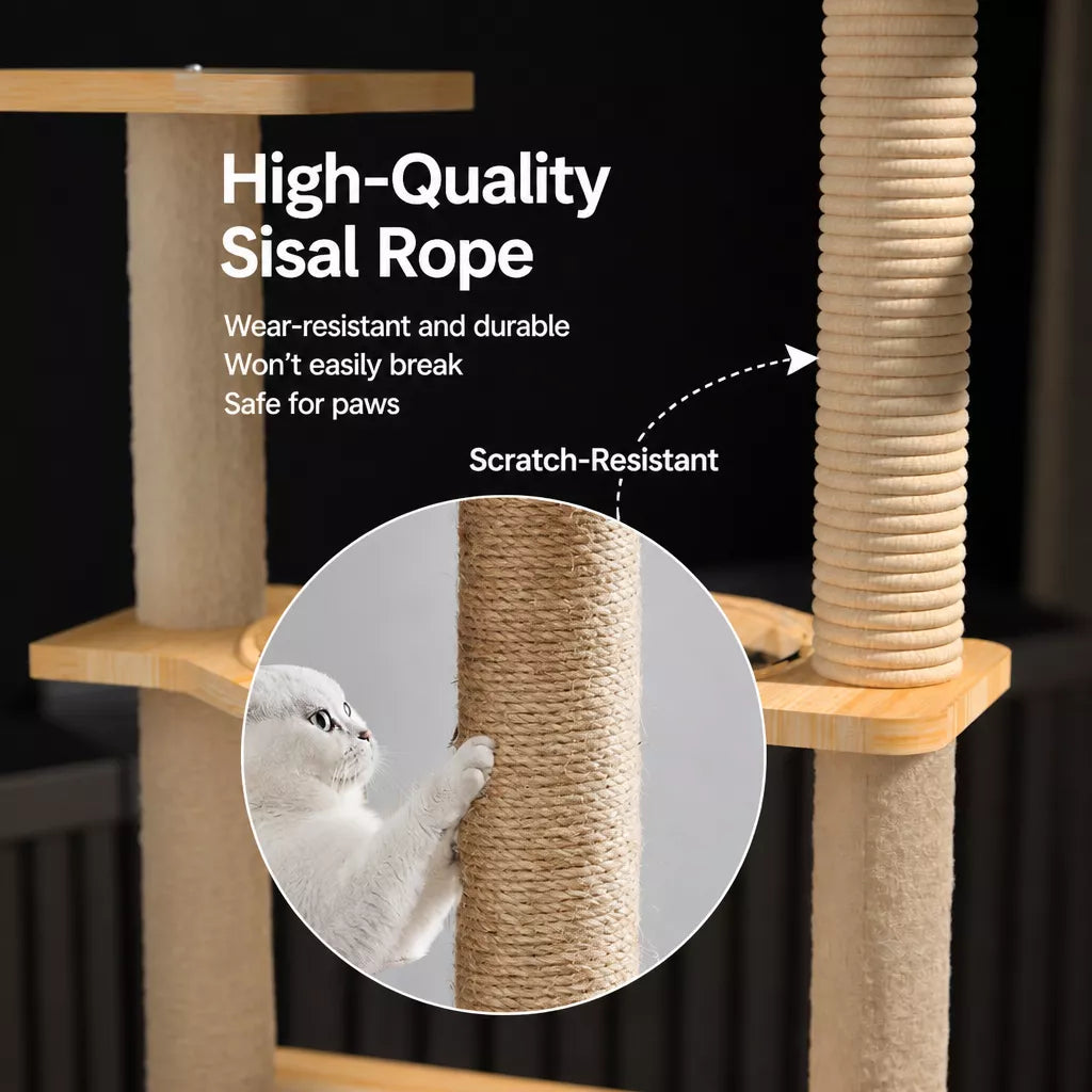 Multi-Level Cat Tree with Space Pod Cat House