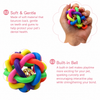 Rainbow Bell Rope Ball Toy for Cats and Dogs