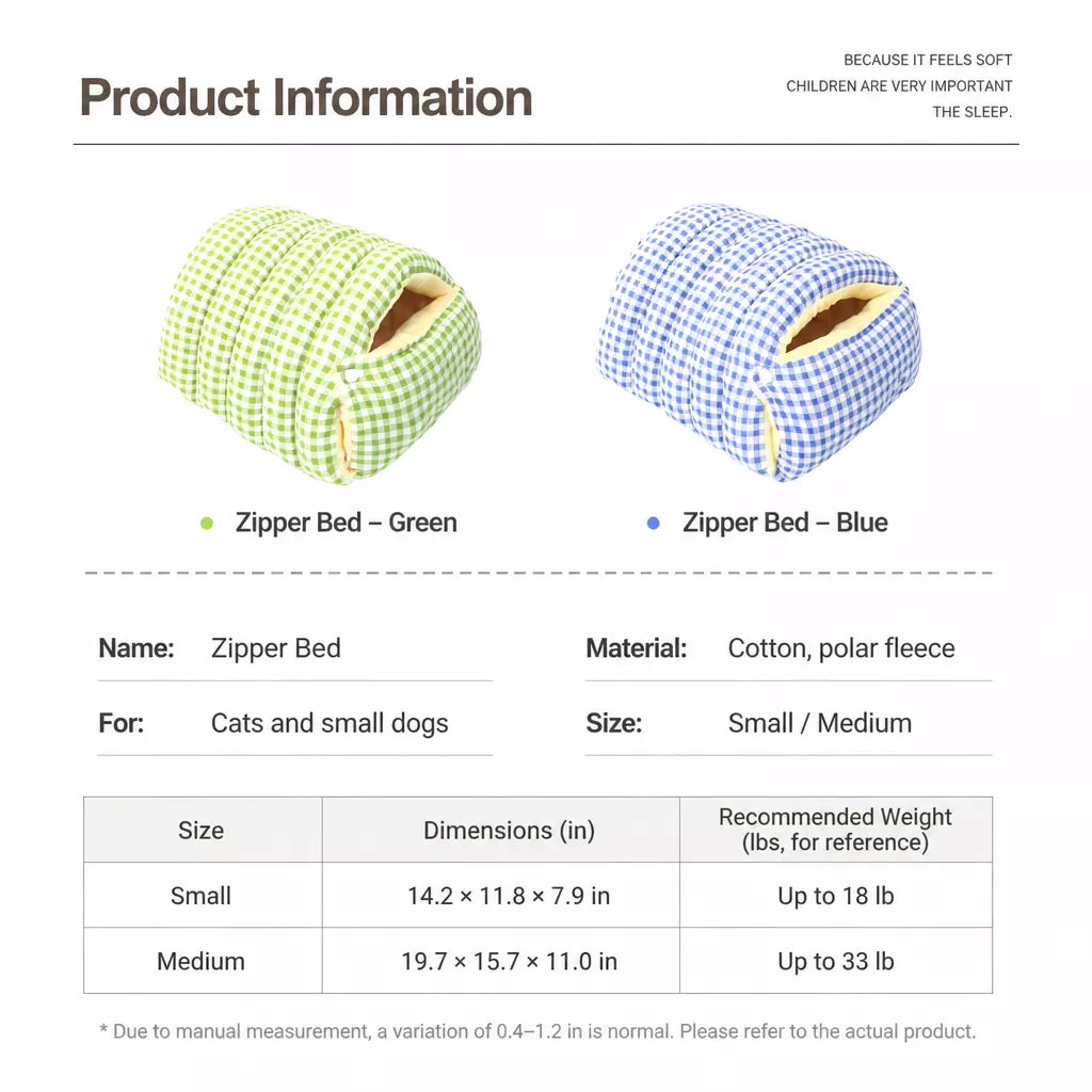 Enclosed Pet Bed for Cats and Small Dogs with Open Entry