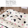 Cotton-Linen Pet Bed Mat for Small Dogs and Rabbits