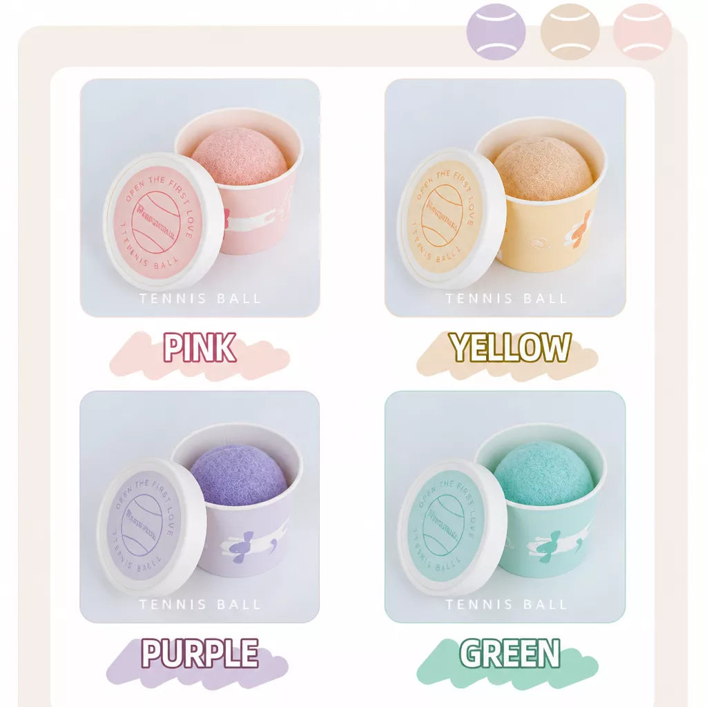 Ice Cream-Themed Interactive Dog Ball Toy