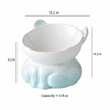 Elevated Ceramic Cat Bowl