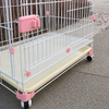 Stackable Metal Dog Crate with Sliding Door for Small and Medium Dogs