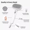 2-in-1 Dog & Cat Deshedding and Detangling Brush