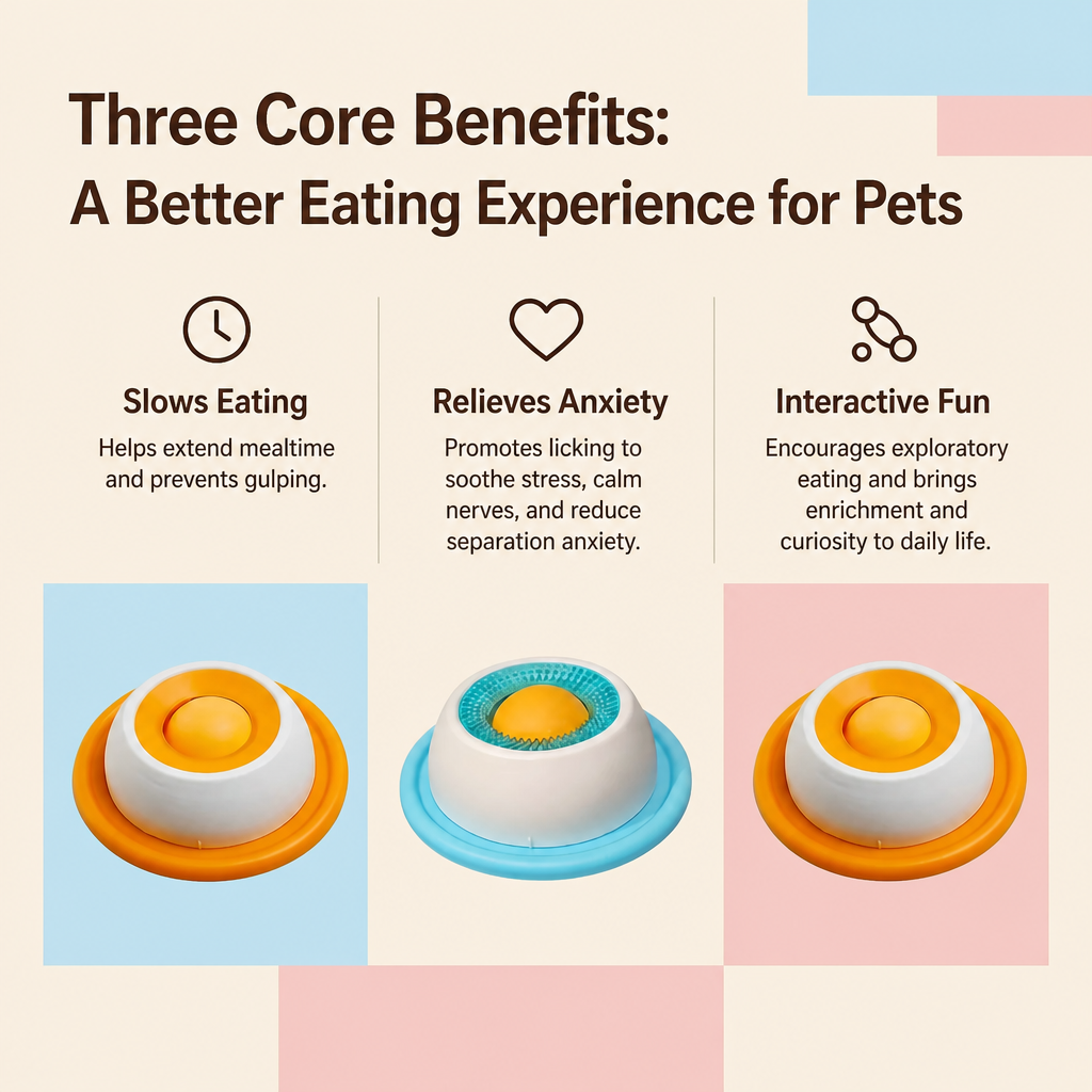 Interactive Lick Mat & Slow Feeder Toy for Dogs and Cats